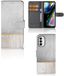 B2Ctelecom Motorola Moto G52 | Moto G82 | Book Style Case | Wood Concrete