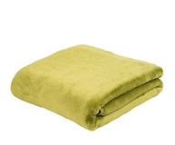 Gözze Premium kasjmier deken sprei 180 x 220 cm limoengroen