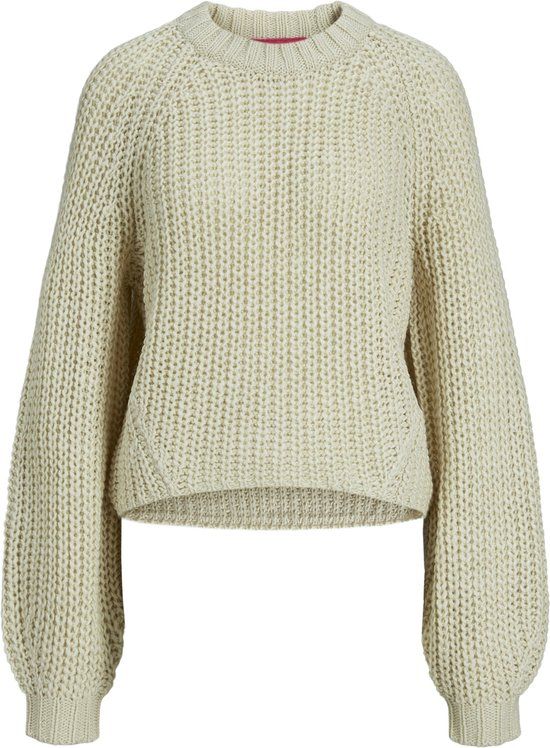 JJXX Jxkelly Chunky Crew Neck Knit Trui - Bone White - XS