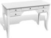 Bureau met gebogen poten en 5 lades Franse stijl
