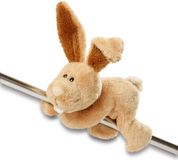 Nici Knuffelkonijn Junior 12 cm peluche brun
