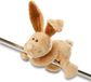 Nici Knuffelkonijn Junior 12 cm peluche brun