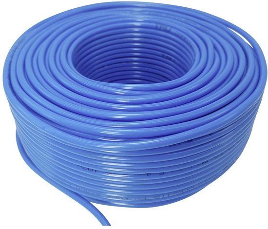 TRU COMPONENTS Persluchtslang PU8X5.5 Polyurethaan Blauw Binnendiameter: 5.5 mm 10 bar 100 m