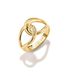 Thomas Sabo Ring Together TR2547-M01-14-50 Dames Zilver Geelgoudkleurig Maat 50