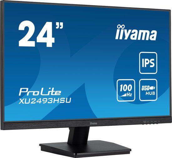 iiyama ProLite XU2493HSU-B7 - 23.8" LED Monitor - 100Hz, IPS, Full HD