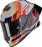 Scorpion EXO-R1 Evo II Adrenaline Grey Red Orange - Integraalhelm - Maat XL - Motorhelm - ECE 22-06 gekeurd