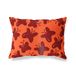 BonaMaison Oranje-Bordeaux Decoratieve Kussensloop, Kussenhoezen Bank, Decoratieve Kussenhoesjes, Kussensloop; Sofa, Slaapkamer, Kantoor, Auto 45x60 Cm - Ontworpen en vervaardigd in Turkije