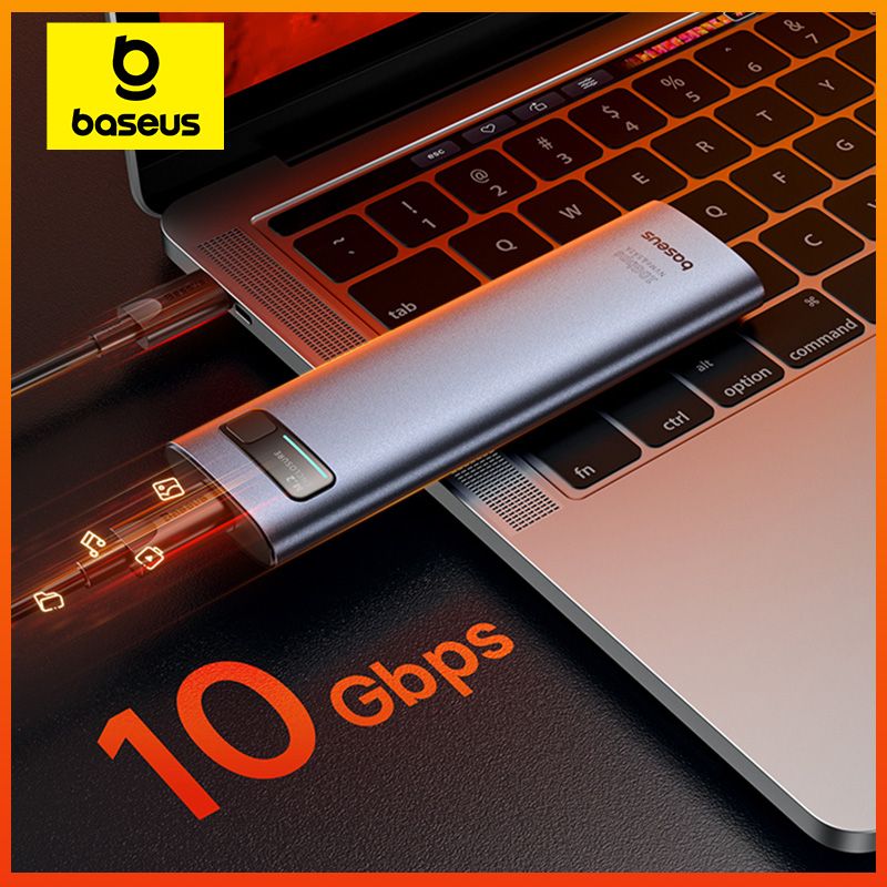 Baseus M2 SSD Enclosure - NVMe SATA Dual Protocol - USB-C 3.2 Gen 2