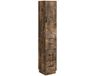 vidaXL Kast - Set - 2 st - 33 x 34,5 x 87 cm - Bewerkt hout - Gerookt eiken