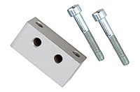 RIEGLER 106365-455.12-M voetbevestiging, voor zuigerstangenloze cilinder, zuigerdiameter 25, 1 stuk