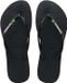 Havaianas Slim Brasil Logo Zwart - Maat 37/38
