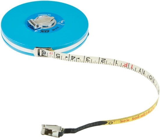 OX tools TRADE CLOSED REEL TAPE MEASURE - 30M / 100FT