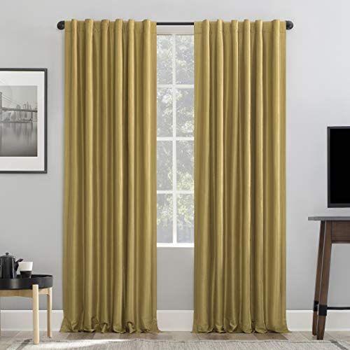 Sun Zero Greyson Blackout Curtain Panel - 50" x 84" - Gold