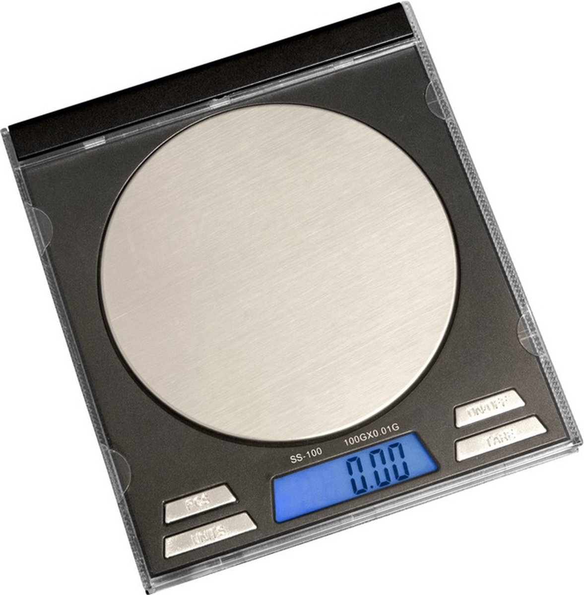 ON BALANCE Weegschaal SS-100 - Square CD Scale - 100gr x 0.01gr