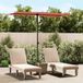 VidaXL Parasol met aluminium paal 180x110 cm terracottakleurig