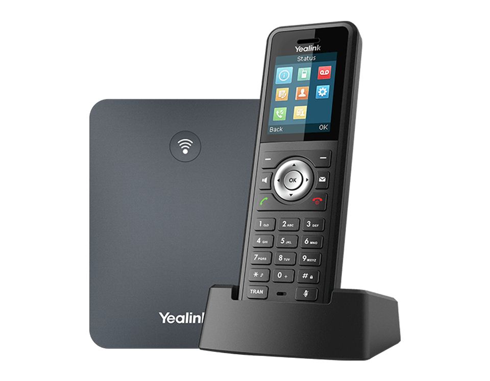 Yealink W79P IP telefoon - Zwart - Draadloos - 20 regels - Wifi