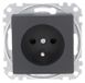Schneider Electric Sedna Design and Elements SDD114012 Prise murale 2P+PE Noir Anthracite