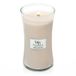 WoodWick Jasmine, Sea Salt, Vanilla Scented Candle - White - 1pc