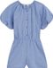 WE Fashion Meisjes jersey playsuit met structuur en ballonmouwen