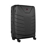 Wenger Skyon, 2-delige hardkofferset (S, L), dubbel stuurwiel met 4 wielen, 103 (120) l, TSA-slot, dames en heren, reisvakantie, antraciet, 653570