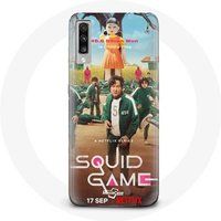 Maniacase Hoesje voor Samsung Galaxy A50 Squid Game serie soldaten pop