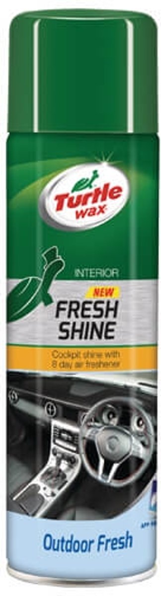 Turtle Wax Fresh Shine Outdoor - Interieurreiniger Dashboard Glans en Autogeur Spray Luchtverfrisser