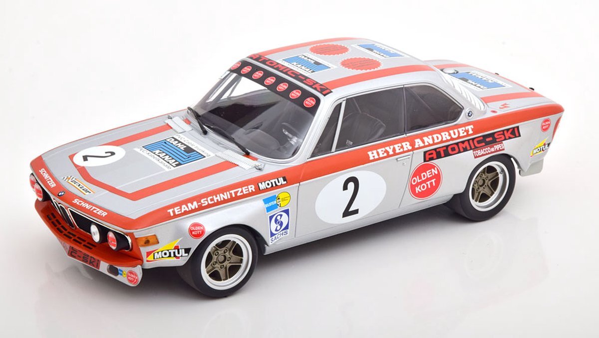 MINICHAMPS 2800 CS #2 Winner GP Tourenwagen Nürburgring 1972 Fitzpatrick/Heyer/Stommelen 1-18 Minichamps Limited 300 Pieces