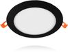 Blinq88 OutledTL LED Downlight Zwart - SLIMLine - Zaagmaat Ø160 - 167 mm - 12 Watt
