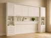 Armoire RIGA 160 cm blanc sans étagère arrière