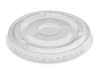 Guillin Delipack CVpot150 C decoratieve deksels van 100 stuks, polyethyleen, transparant, 7,8 x 7,8 x 0,7 cm