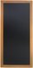 Securit Krijtbord Long - 56x120cm - Teak - Hardhout