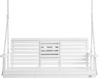 Vevor Hollywood Schommel Houten Zitbank voor de Schommel 1523x710x600mm Wit