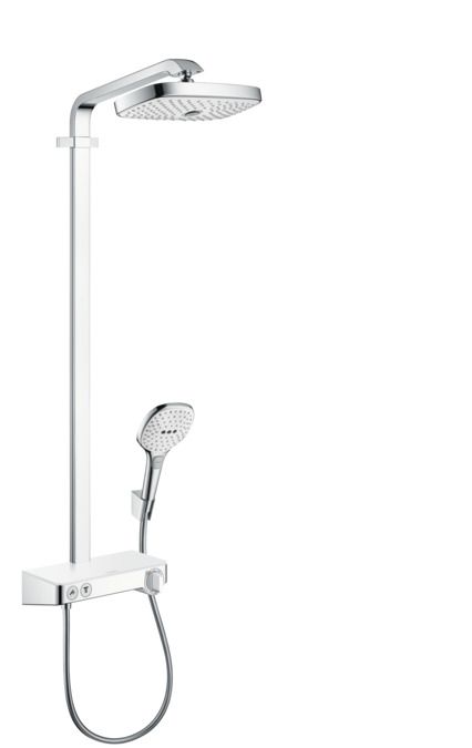 Hansgrohe Raindance Select E - Douchesysteem - Wit, Chroom - 27126400