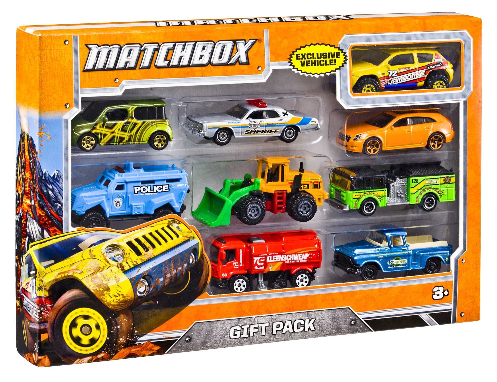 Matchbox CADEAUSET Assortiment - Vehicle Set with Assorted Colors and Metal/Plastic Construction