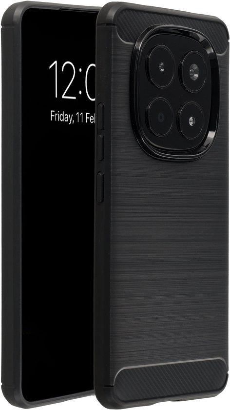 imoshion Brushed Backcover voor de Xiaomi Redmi Note 15 Pro (4G) - Zwart