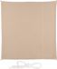 Merkloos Relaxdays schaduwdoek vierkant - 2,5 x 2,5 m - waterafstotend - met scheerlijnen - tuin & balkon - beige
