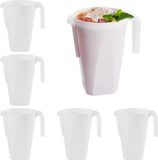 Matana – 6 Plastic Kannen, 1500ml – Wit