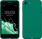 kwmobile telefoonhoesje geschikt voor Apple iPhone SE (2022) / SE (2020) / 8 / 7 - Back cover in smaragdgroen