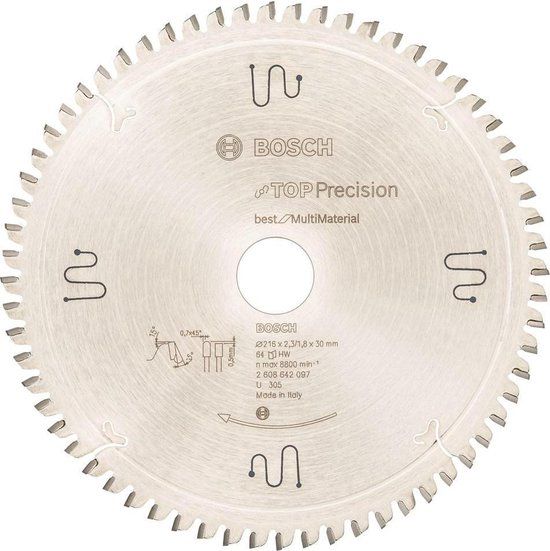 Bosch 2 608 642 097 Cirkelzaagbladen - 1.8 mm - 1 stuk