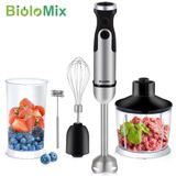 StarTech Princess Multifunctionele staafmixer 4-in-1 - HB-3302 - EU-stekker - 800 ml hakmolen - 600 ml smoothiebeker - garde - 0,8–1,1 liter