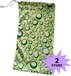 Fako Bijoux® - Microvezel Brillenhoes - Druppels - 18x9cm - Groen - 2 Stuks