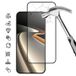 OnePlus Verre trempé 9H Bord noir Couverture complète pour OnePlus Ace 6 Ultra