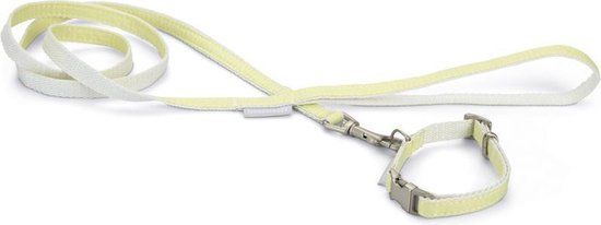 Beeztees Jicca Puppy Set - Geel - Puppy Halsband & Riem