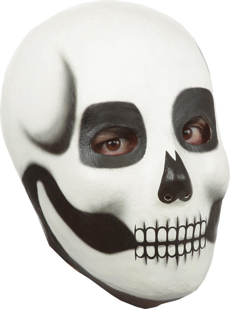 partychimp Makeup Skull Masker | Halloween Masker Skelet | Latex | One size