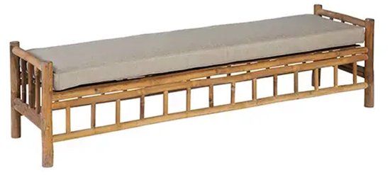 Exotan Tennis Tuinbank - Bamboe - Taupe - 180cm