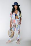 Colourful Rebel Melody Patchwork Straight Pants - S