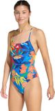 Adidas Sportswear Mexicana Florals Tie-Back Badpak - Dames - Blauw