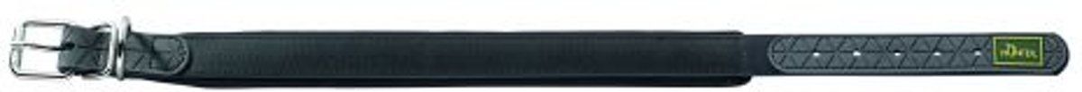 Hunter halsband voor hond convenience comfort neon zwart 42-50 cmx25 mm