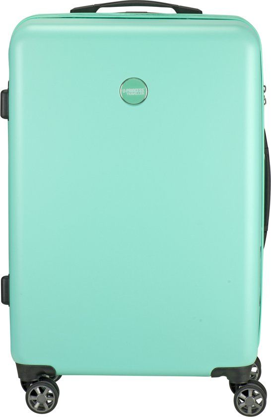 Princess Traveller PT01 Deluxe - Reiskoffer - Pacific Mint - 67cm - Hardcase - 8 Wielen - TSA Slot
