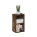 Furinno Pasir Boekenkast met 2 niveaus, open plank, barnsteengrenen